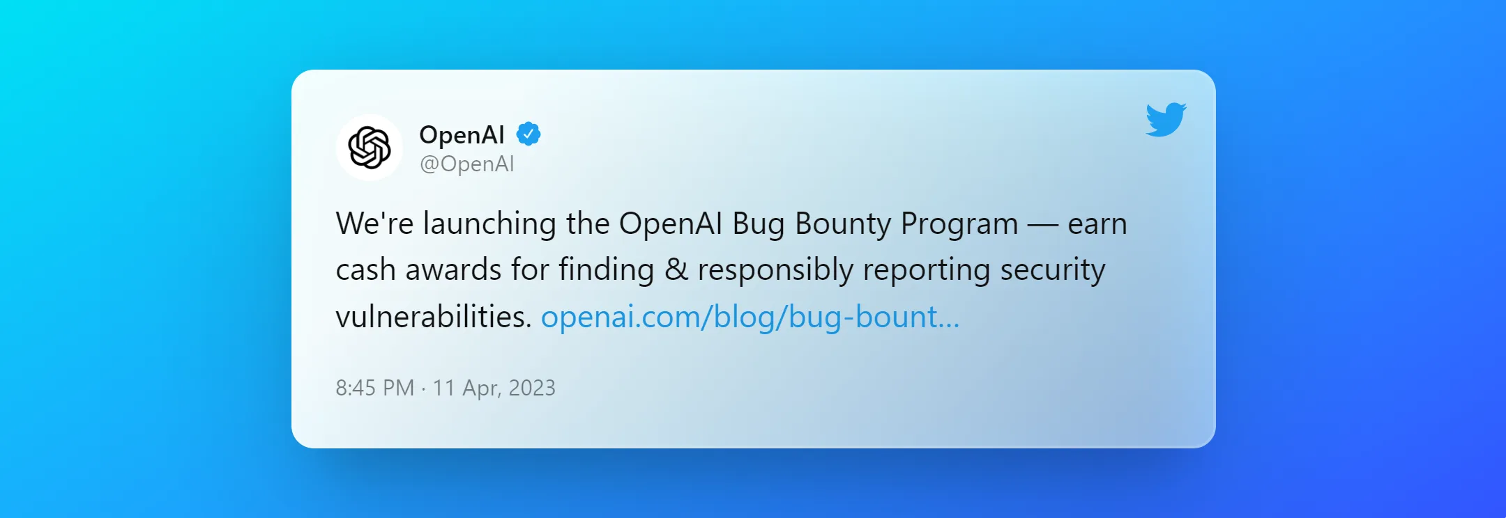 توییت OpenAI برای گزارش مشکل باگ در جت بات ChatGPT