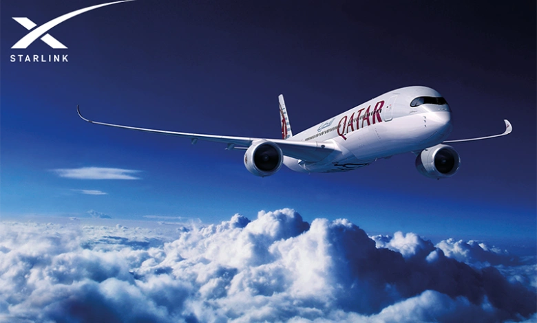 اینترنت ماهواره‌ای استارلینک به هواپیماهای قطر ایرویز می‌رسد